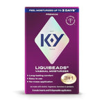 Personal Lubricant, Liquibeads Vaginal Moisturizer, 6 Bead Inserts And 6 Applicators To Supplement A Woman'S Natural Moisture For Comfort And Sex (Packaging May Vary)