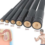 Electric-Shock Urethral Sounds Silicone Catheter Stretching E-stim Penis Plug Dilator SM Sex Toy (3mm)