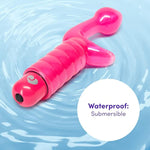 Pink G-Tickler 7 Function G-Spot Vibrator - Soft Plastic - Beginners Friendly