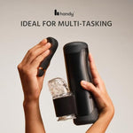 HANDY Handsfree Desk Mount with Cup Bundle - Automatic Male Masturbator and Clamp Holder, Adjustable Sex Toy Stand