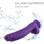 8.66 Inch Realistic Huge Silicone Dildo For Women? Big Dildo With Strong -Suction Cup?Adullt Toys For Women Pleasure Dildo ?Dildo For Men (8.66 Black Purple)