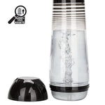 Optimum Series Magic Pump – Male Enhancement Penis Pump With Silicone Stroker Sleeve – Male Masturbation Sex Toys For Men – Clear