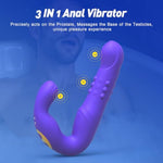 Prostate Massager Anal Vibrator, Sex Toys For Men P Spot Vibrator Dildos With 3 Wiggling 3 Throbbing 10 Vibrating Modes, Butt Plug Stimulator For Men Couples (Bumpa)
