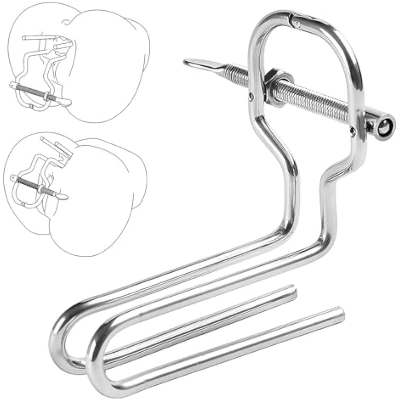 Adjustable Anal Expander Vaginal Expander Butt Plug Personal Wand Massager - Stainless Steel Plugs Adjustable Anal Dilator Bdsm Sex Toys For Men Women