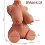 Sex Doll Full Size Sex Doll Life Size Sex Doll For Men Sex Dolls With Realistic Big Boobs Pussy Ass, Lifelike Sex Doll Torso Female Sex Doll Adult Sex Doll Tpe Sexdoll Male Sex Toy For Men, 42Lb