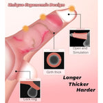 Reusable Soft Penis Sleeve With Cock Ring Couples Sex Toy,Men Stronger Dildo Sheath With Wolf Dildo Knots,Adult Couples Game Enlargement Thick Girth (White Pink)