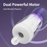 E-Pneumatic Male Masterbater Automatic Sex Toys For Men With 7 Vibration Modes Male Vibrator With Heating Fuction Electric Long-Lasting Pocket Pussy Stroker