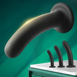 Anal Butt Plug Trainer Kit 3 Pcs Silicone Anal Dilator Pleasure Wand Prostate Massage Sex Toys For Gay Lesbian Couples Play