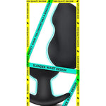 Anal Plug For Comfortable Long-Term Wear - Silicone Butt Plug Dilator With Curved Base & Slender Waist - 4.4 X 1.73 Inch Prostate Sex Toy For Men Women Masturbation