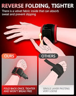 Play Cuffs for Training - Leatherlike PU Handcuffs Red & Black Design for Wrists and Ankles