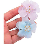 Adult Metal Anal Plug Flower Base Butt Plug Simulated Large Petal Bud Stainless Steel Anal Plug Set(Pink)