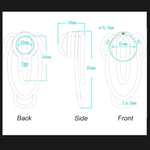 Chastity Training Clip, Fufu Chastity Clip Chastity Cage, Female Panties Chastity Belt, Cock Cage Bondage Clip Lock, Male Penis Ring Chastity Device, Sm Adult Sex Toy (Transparent)