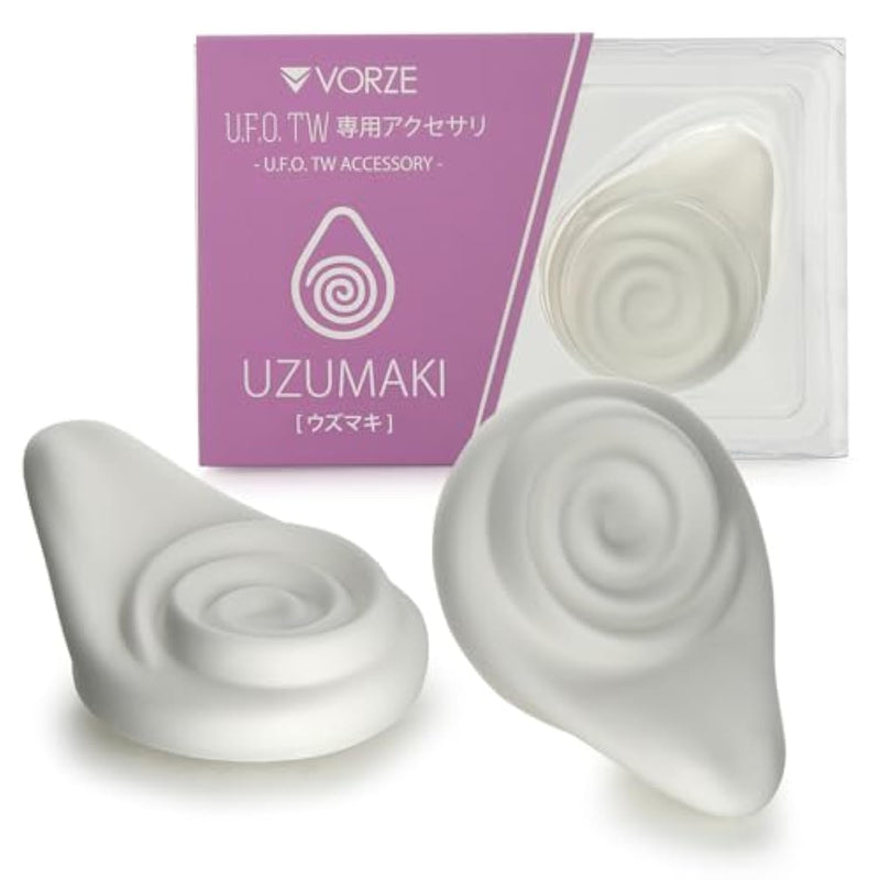 U.F.O. Tw Exclusive Accessory Uzumaki, Silicone Thick Soft Elastic Accessory, Waterproof Nipple Clamps Teaser & Twister For Nipple Orgasm, Spiral Rotation, Sex Toys For Women & Men