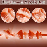 3 In 1 Sex Doll With Realistic Dildo Vagina Anus, Sex Toy With Flexible Dildo For Women,Transsexual Love Doll With Penis&Pussy For Woman Men Gay Unisex Masturbation Couple Adult Sex Toy (Fair)