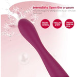 G Spot Stimulator Vibrator Sex Toys, 8 Seconds To Climax 10 Vibration Modes Finger Shaped Waterproof Vibrating, For Women Clit Nipple Anal Female Solo Personal Massagers Adult Toys, Rose Red