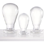 Large Size Glass Butt Plug Crystal Anal Plug Sex Toys Pleasure Bomb Plug Personal Sex Massager For Couple, 4.3 * 2.4In(L)