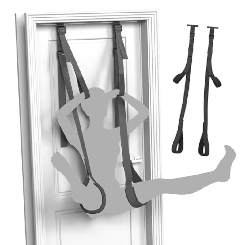 Sir Richard's Hanging Door Swing - Comfortable for Bondage, BDSM Play, Max 300lbs, Easy to Install & Detach | Achieve Unique Positions Enhancing Sexual Play Handcuffs Leg Restraints Spreader