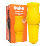 Hello Spin Stroker - Spinning & Vibrating Male Masturbation Stoker - Beaded Textured Head - Waterproof & Rechargeable - Easy To Clean - Adult Sex Toy For Men