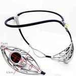Male Stainless Steel With Cage Invisible Chastity Belt Device Underwear Fetish Panties Adjustable Chastity Device With Hole Bondage Fetish Adults Sex Toy (Black, 60-90Cm)