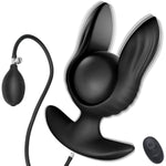 Expand Inflatable Vibrating Anal Plug Remote Control Butt Plug With 10 Vibration Modes Anal Trainer Vaginal Prostate Massage G-Spot Stimulation Adult Sex Toy For Women Men Couple