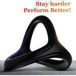 Silicone Penis Ring For Men, 3 In 1 Ultra Soft Stretchy Cock Ring Penis Enlargers Erection Tool, Sex Toy For Men