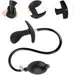 Inflatable Anal Plug, Liquid Silicone Butt Plug Anal Training Sex Toy Detachable Needle Masturbation Sex Toys For Men Women
