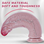 2.8 Inch Diameter Thick Huge Foreskin Dildo, 11.8 Inch Realistic Giant XL Dildo,Dual Density Silicone Suction Cup Penis,G-Spot Widened Long Anal Penis,Lifelike Uncut Toy for Experienced Men and Women