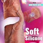 10.43" Thrusting Dildo Vibrating Dildos Sex Toys, Huge Dildos Suction Cup Penis With 6 Thrust Speeds & 10 Vibrations, Thick Long Dildo Anal Sex Toys Adult Toys For Women And Men