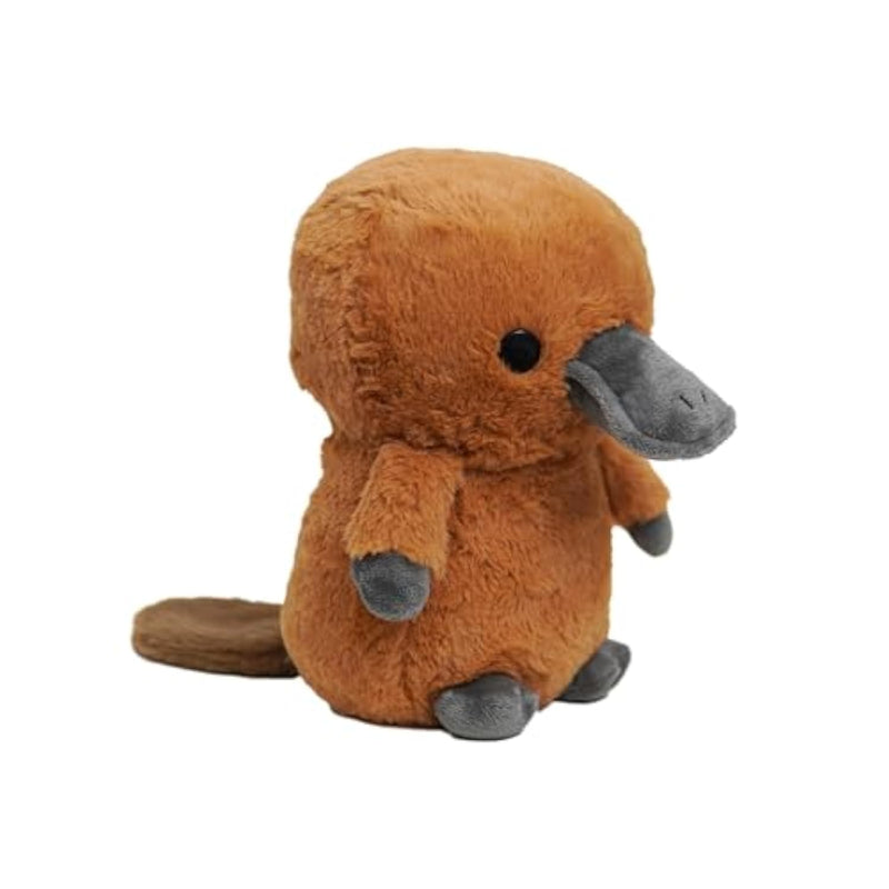 Brown Platypus Plushie Toy - 10 Inches Stuffed Animal Plush - Plushy And Squishy Platypus With Soft Fabric And Stuffing - Cute Toy Gift For Boys And Girls
