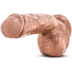 X5 - Mister Grande - 8 1/2 Inch Long Hand Sculpted Shape Fragrance Free Soft Flexible Realistic Dildo - Suction Cup Harness Compatible Adult Toys - Sex Toy For Couples - Latin