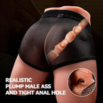 Male Sex Doll With 9 Inch Strong Thrusting & Vibrating Dildo For Women, Adult Torso Sex Dolls Unisex Masturbator With Big Butt Tight Anal Sex Toys For Men Gay Couple Masturbation 10Lb