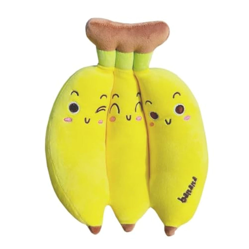 Banana Plush Pillow - 13" Stuffed Animal Fruit Toy Pillow Holiday For Girls Boys
