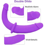 Strap On Dildo Womens Sex Toys - Double Ended Dildo Strap-On Harness Big Anal Dildos Hands Free Masturbators, Silicone Fantasy Long Dildos Female Sex Toys Adult Toys For Women & Couples