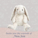 Faith Bunny Large Stuffed Animal | 18-Inch Soft & Cuddly Cream Plush Rabbit | Elegant Huggable Bunny Plushie For Play, Collecting & Décor For All Ages