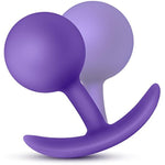 Eden Adult Sex Toy - Motion-Activated Silicone Anal Plug With Inner Roller Steel Ball - 3.5 Inch - Wearable Butt Plug Prostate Massager, Anus Vagina Dilator, Anal Trainer Men Women & Couples - Purple