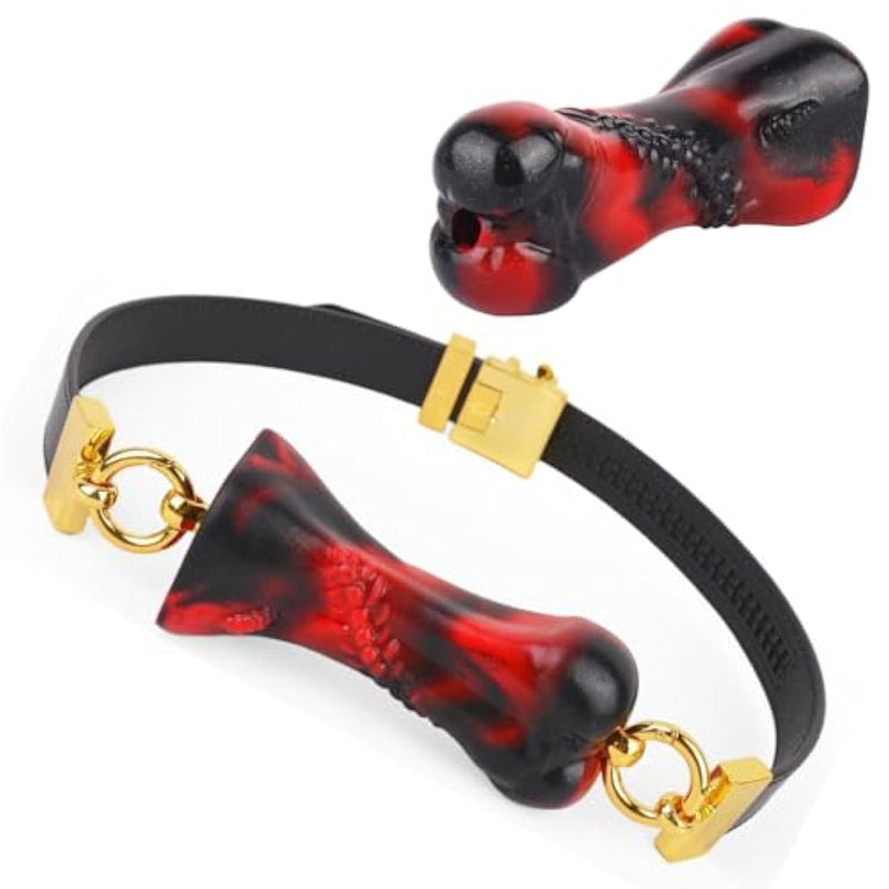 Mouth Plug Bdsm Restraints Sex Toy For Adult Couple Sm Games,Silicone Mouth Gag Breathable Dog Bone Ball Gag,Adult Sex Toys Sex Games