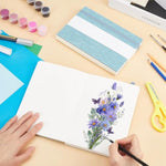 2 Pcs Watercolor Journal, 19 x 13 cm Cotton Paper Travel Sketchbooks for Artists