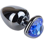 Heart Shaped Stainless Steel Anal Butt Plugs Anal Trainer Sex Toys, Personal Massager