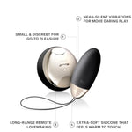 Lyla 2 Bullet Vibrator For Women, Silicone Handheld Massage Toy With Sense Motion Technology, Remote Control Vibrator, Bullet Egg Vibrator, Vibrating Egg Sex Toy, Black