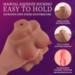 Portable Small Sex Doll Male Masturbator With Realistic Boobs Ultra Soft Stretchy Vagina, Sex Dolls Torso Adult Sex Toy,Fantasy Female Pocket Pussies For Men Penis Pleasure Training