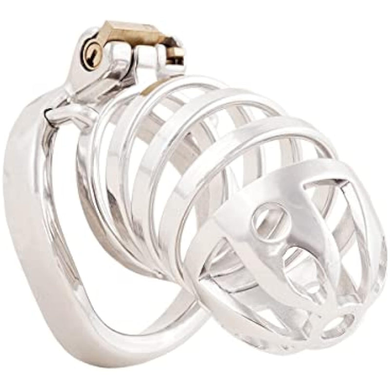 Stainless Steel Long Cock Cage Stealth Lock For Sm Penis Exercise Sex Toys J3555 55Mm