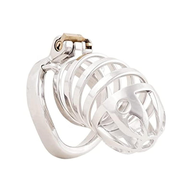 Stainless Steel Long Cock Cage Stealth Lock For Sm Penis Exercise Sex Toys J3550 50Mm