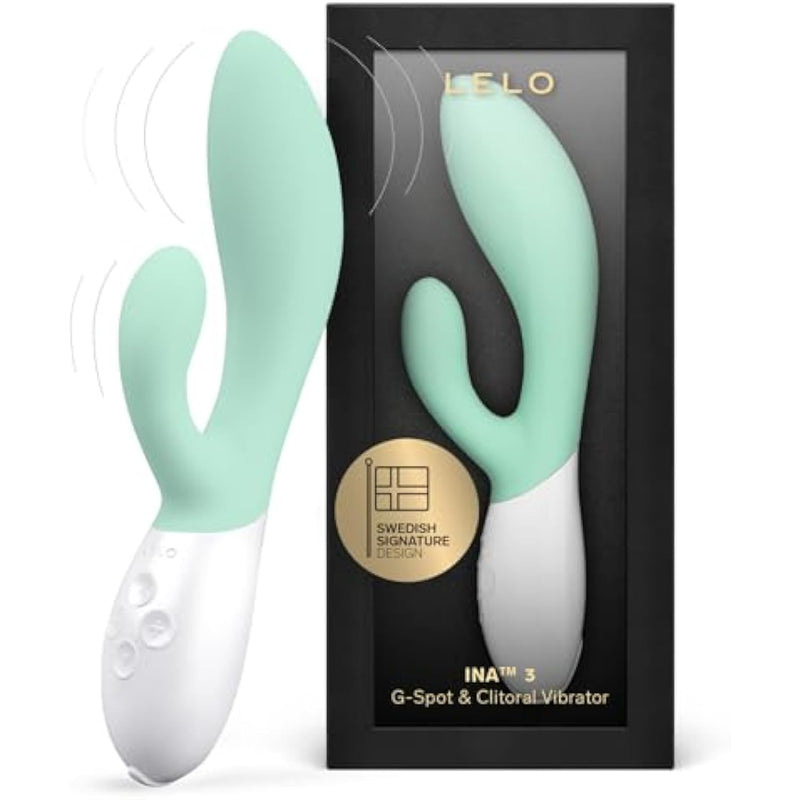 Ina 3 G Spot Rabbit Vibrator, Clitoral Rabbit Vibrator For Women With 10 Vibrating Modes And Waterproof Design, Sex Toys For Women, Seaweed