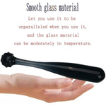 Glass Anal Plug Crystal Dildo Penis,Butt Plug Wand Penis Anal Play Stimulator Vaginal Massager G-Spot Vegetable Shape Adult Sex Toy Glass Butt Plug Cute Sex Toys For Male Female (Style 2)