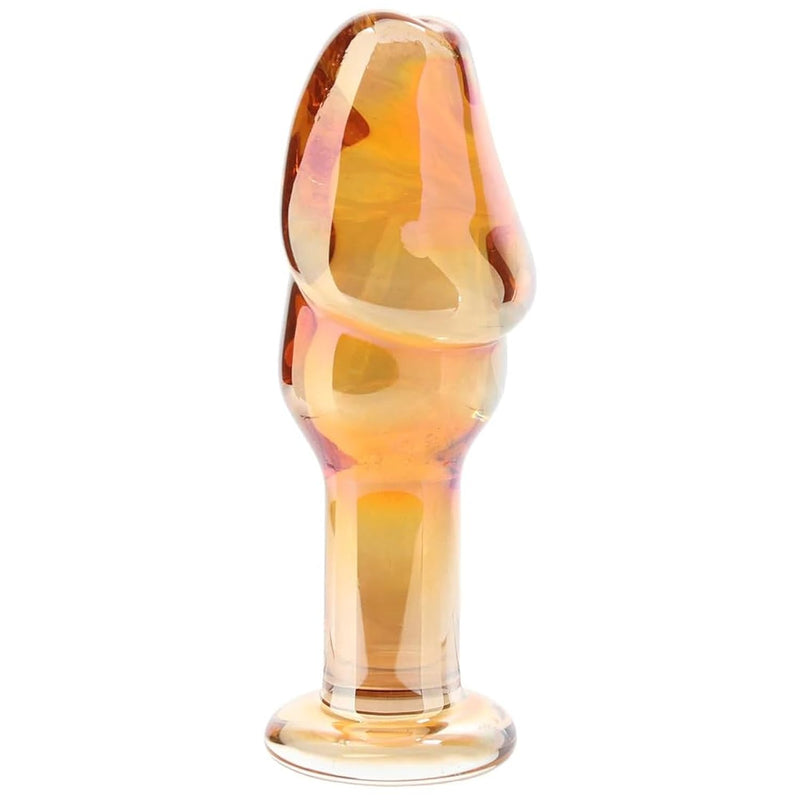 The Tip Glass Butt Plug With Lube 1Oz