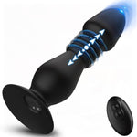 Thrusting Anal Vibrators Anal Plug Sex Toys Vibrating Butt Plug With 10 Vibrations And 10 Thrust Modes And Powerful Suction Cup Prostate Massager For Men Women Couples Adults