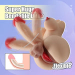 Male Sex Doll For Women With Realistic Dildo,Life Size Shemale Sex Doll Full Size Torso Adult Sex Doll Unisex Sex Toy For Women Threesome Couple Sex