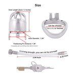 Medical Grade Stainless Steel Chastity Device Male Comfortable Cock Cage Sm Penis Exercise Sex Toys D140 (1.57 Inch / 40Mm)