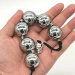Anal Beads Stainless Steel Butt Plug Prostate Massager Balls Heavy Vagina Anal Plug Trainer Sex Toys For Couple Women Men(Ss6)