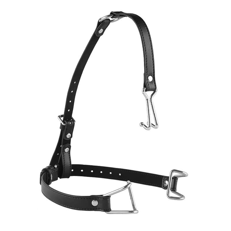 Bdsm Mouth Plug Sex Toy Mouth Opener With Nose Hook Mouth Stopper Flail Mouth Hook Sm Master Slave Game Accessories